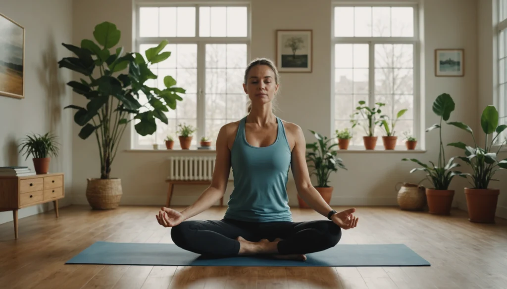 Exercices simples de yoga maison